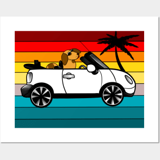 BEEP BEEP Mini and dog, paradise Posters and Art